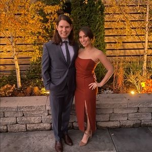 Rust Small Midi dress